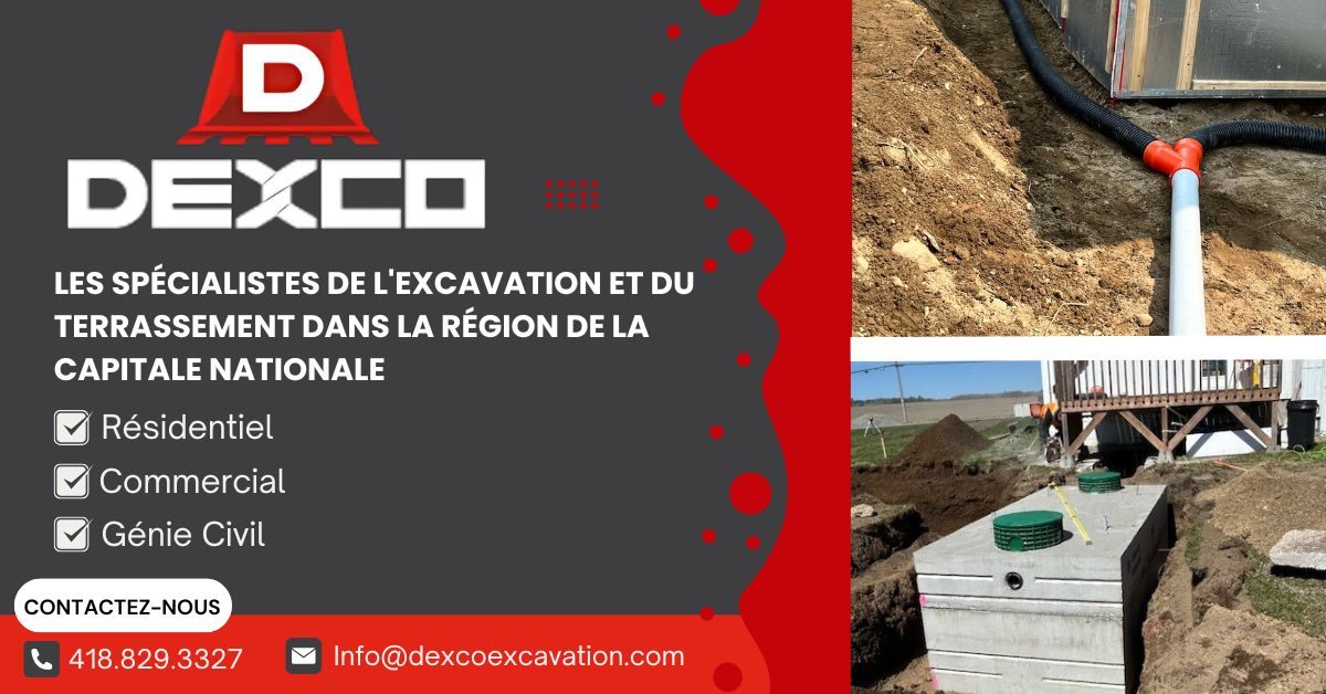 Spécialiste en installation septique à Québec, Ville de Québec