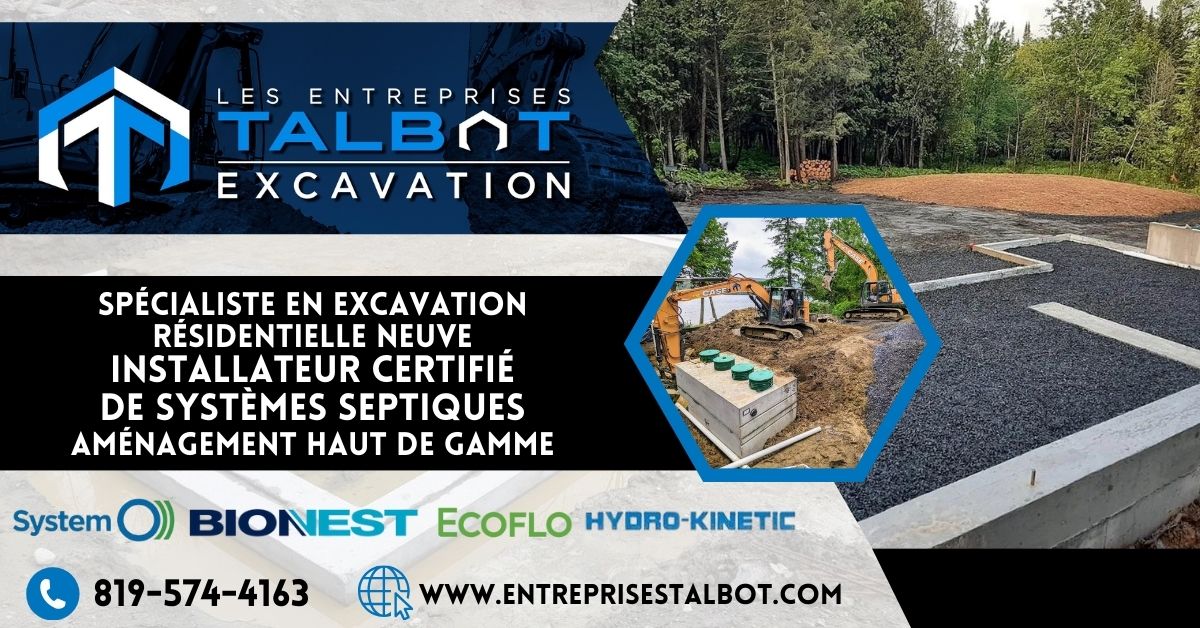 Spécialiste en installation septique à Sherbrooke
